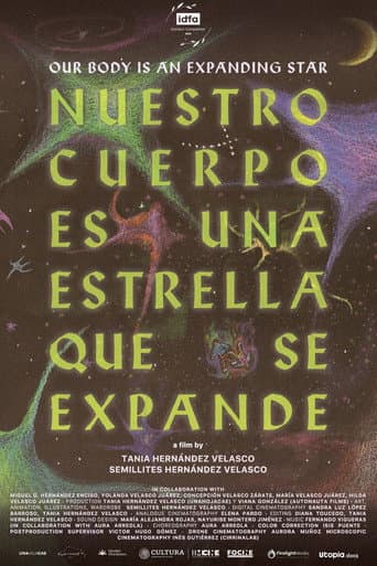 Póster de Nuestro cuerpo es una estrella que se expande