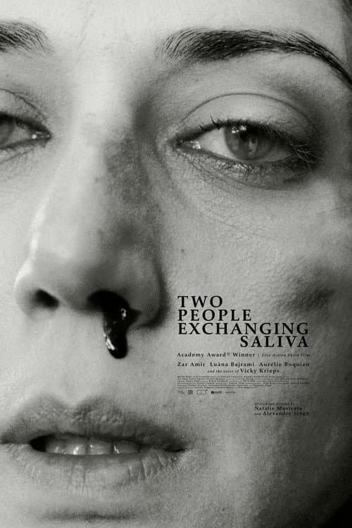 Two People Exchanging Saliva poster