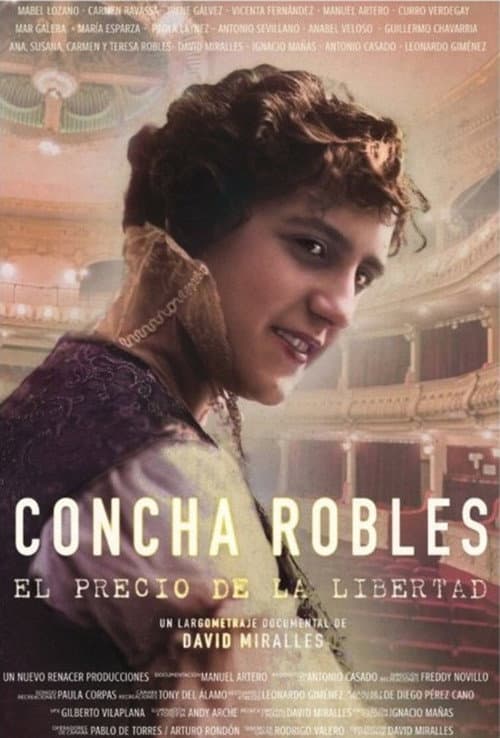 Póster de Concha Robles. El precio de la libertad