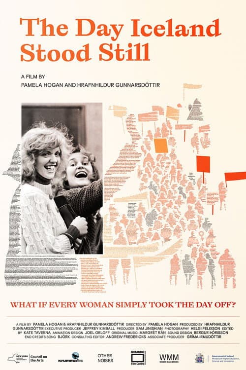 Póster de Cuando las mujeres pararon Islandia