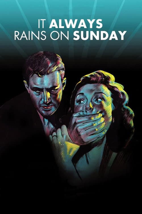 Póster de Siempre llueve en domingo