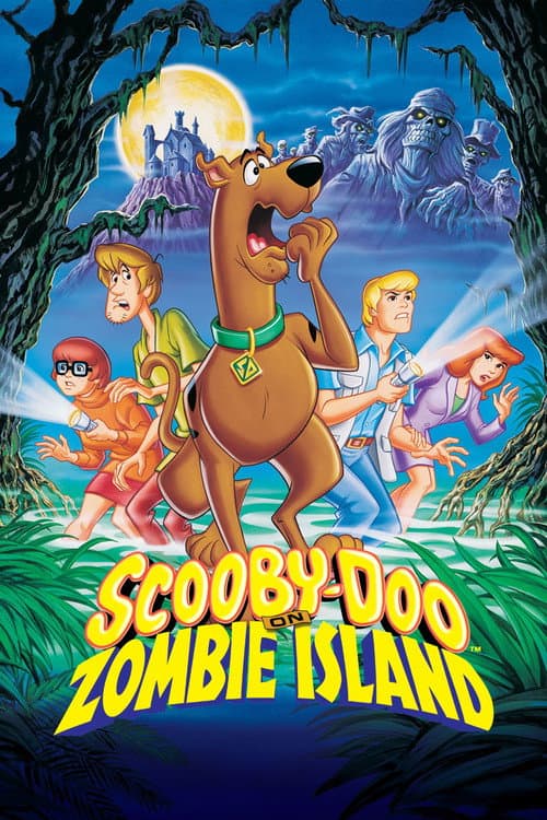 Póster de Scooby-Doo en la isla de los zombies