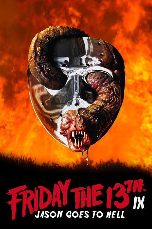 Póster de Viernes 13 - Parte 9: Jason se va al Infierno
