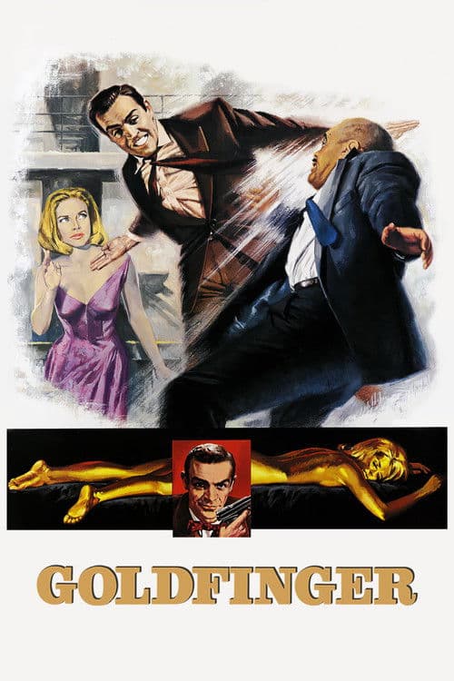 Póster de James Bond contra Goldfinger