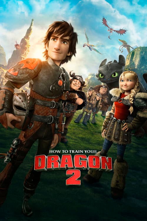 Póster de Cómo entrenar a tu dragón 2