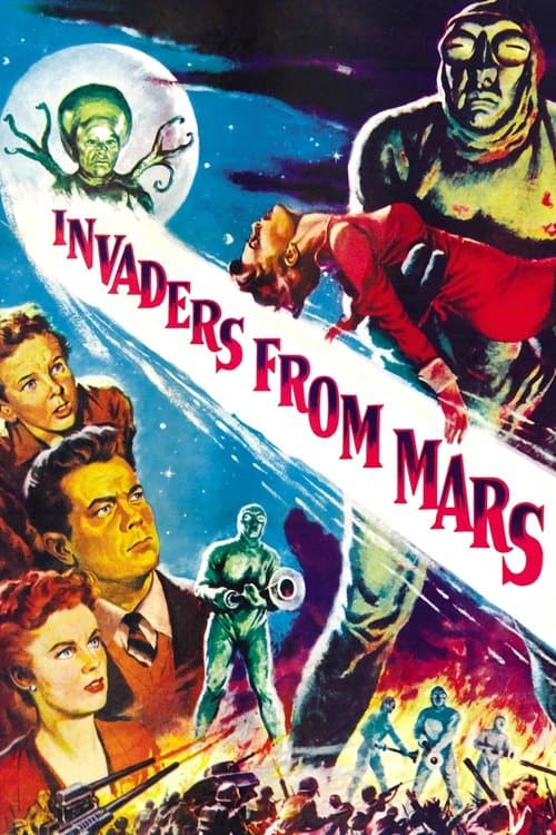 Póster de Los invasores de Marte