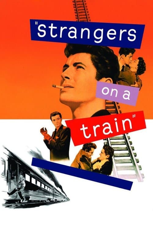 Póster de Extraños en un tren