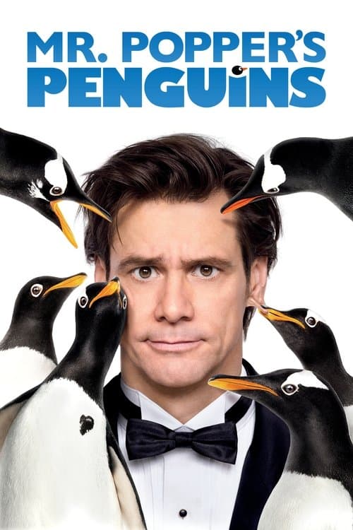 Póster de Los pingüinos del Sr. Poper