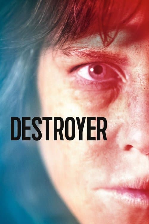 Póster de Destroyer. Una mujer herida