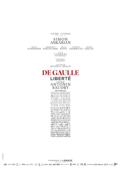 Póster de De Gaulle: Liberté