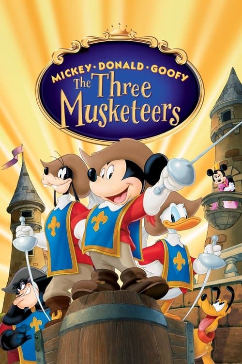 Póster de Mickey, Donald y Goofy: Los tres mosqueteros