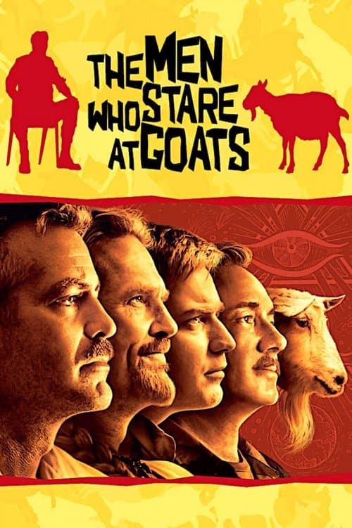 Póster de Los hombres que miraban fijamente a las cabras