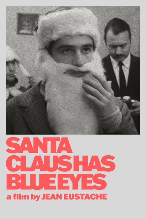 Póster de Papá Noel tiene ojos azules