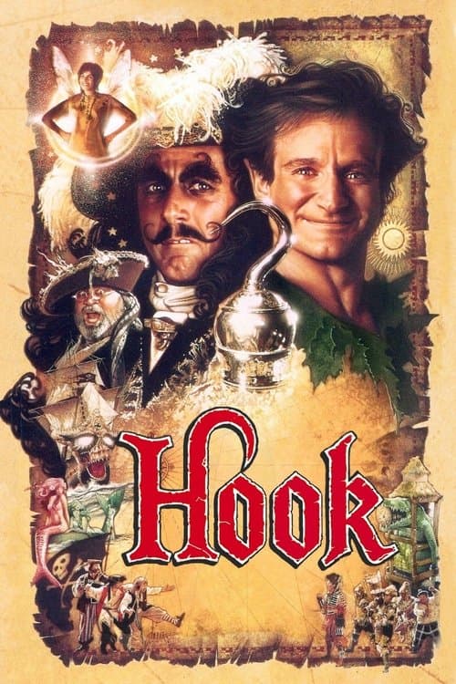 Póster de Hook (El capitán Garfio)