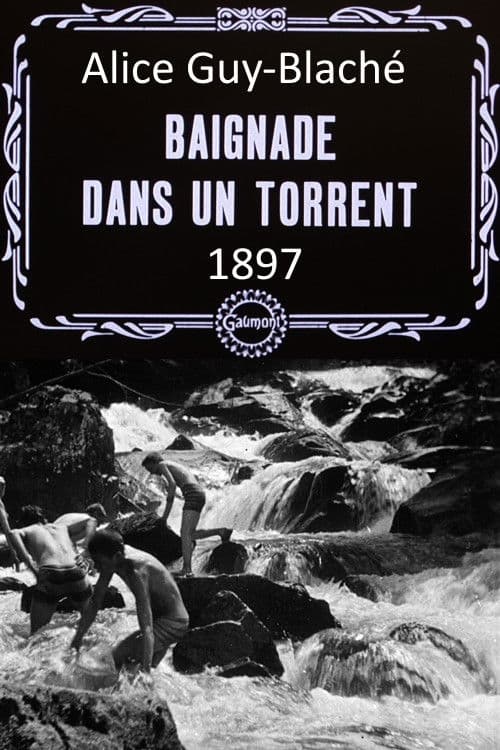 Póster de Bathing in a Stream