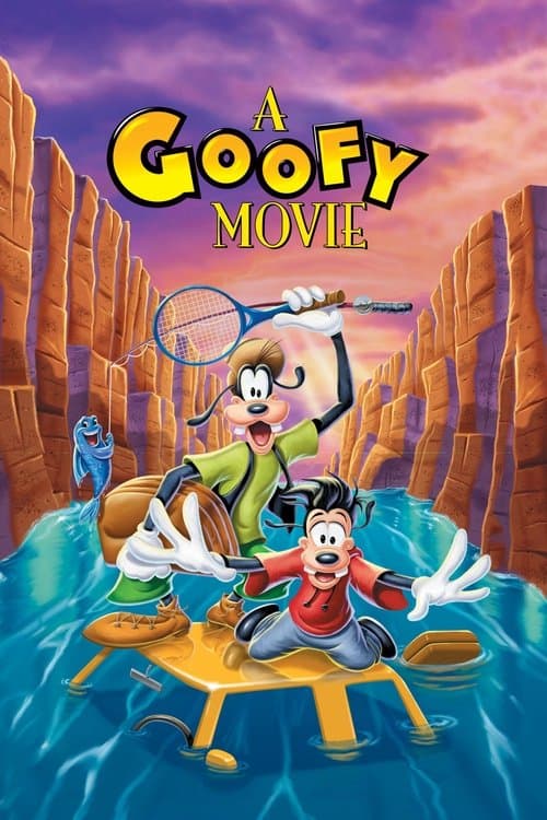 Póster de Goofy e hijo
