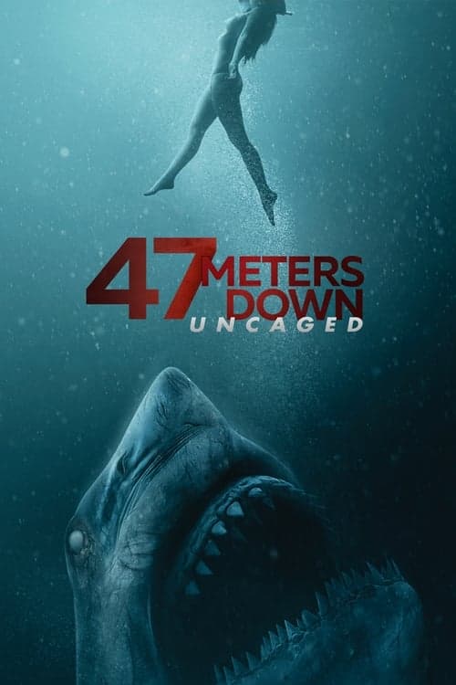 Póster de A 47 metros: El terror emerge