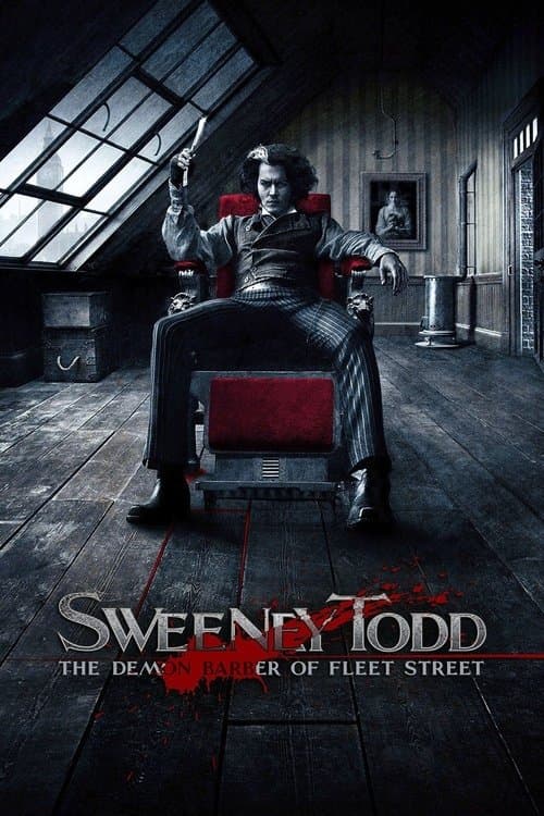 Póster de Sweeney Todd: El barbero diabólico de la calle Fleet