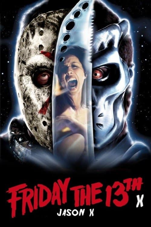 Póster de Viernes 13 Parte 10: Jason X - Al Espacio