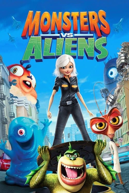 Póster de Monstruos contra alienígenas