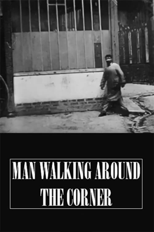 Póster de Man Walking Around a Corner