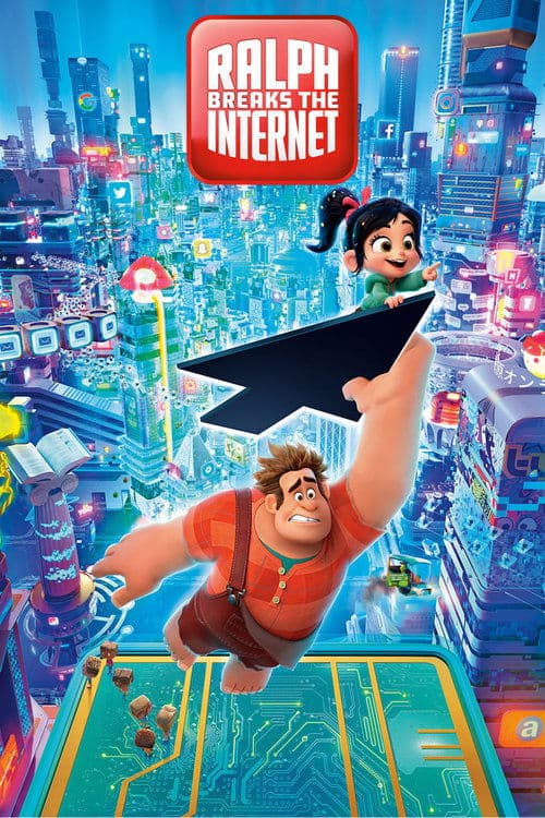 Póster de Ralph rompe Internet