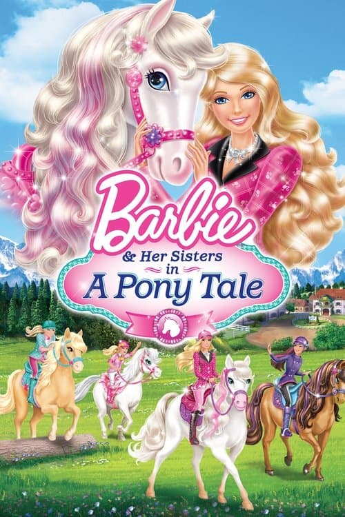 Póster de Barbie y sus hermanas en Una aventura de caballos