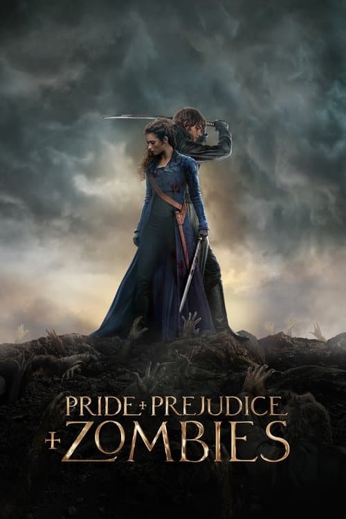 Póster de Orgullo + Prejuicio + Zombis