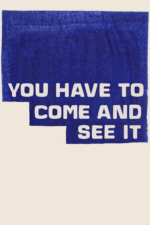 Póster de You Have to Come and See It
