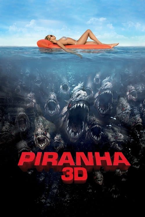 Póster de Piraña 3D