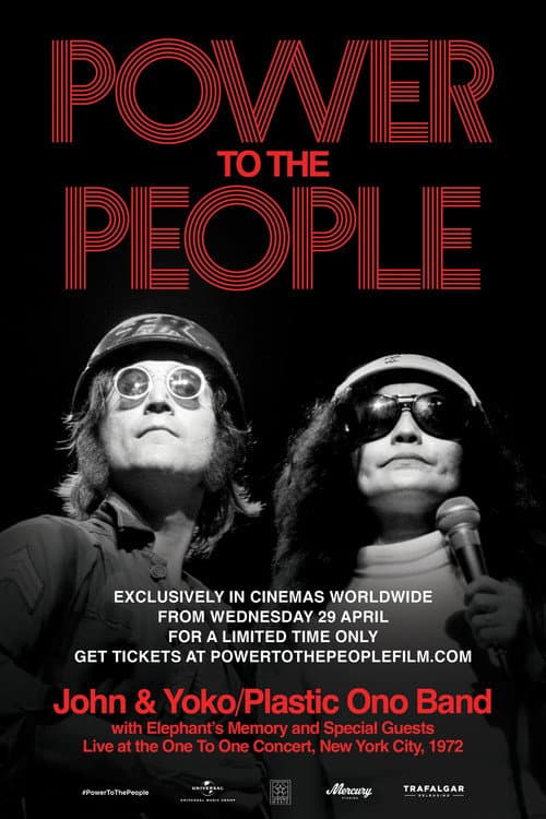 Póster de Power to the People: John & Yoko Live in NYC
