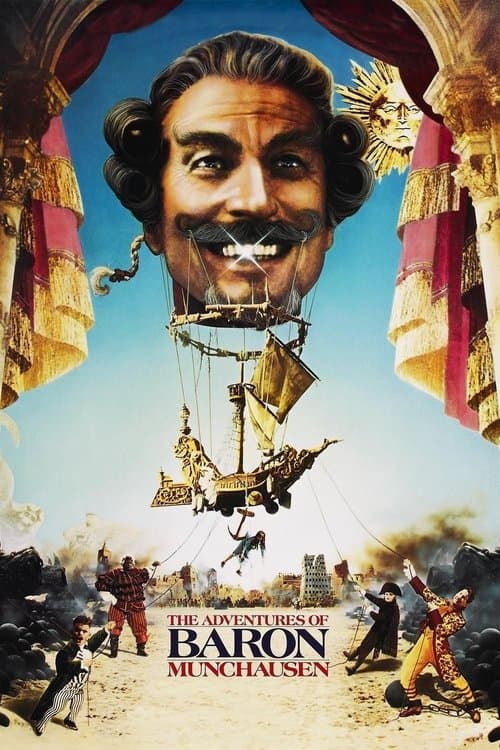 Póster de Las aventuras del Barón Munchausen