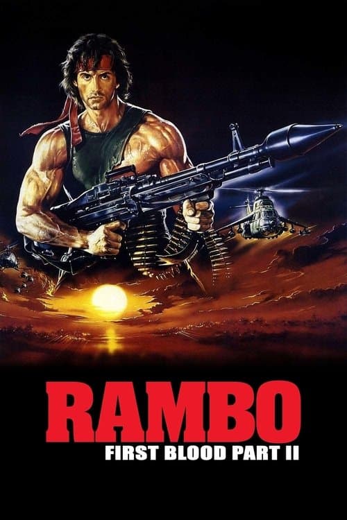 Póster de Rambo: Acorralado Parte II