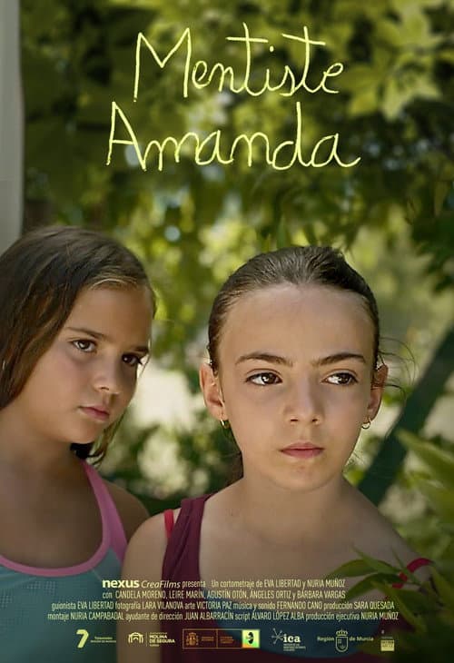 Póster de Mentiste, Amanda
