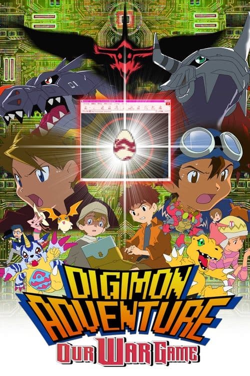 Póster de Digimon Adventure: ¡Nuestro juego de guerra!