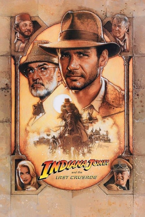 Póster de Indiana Jones y la última cruzada
