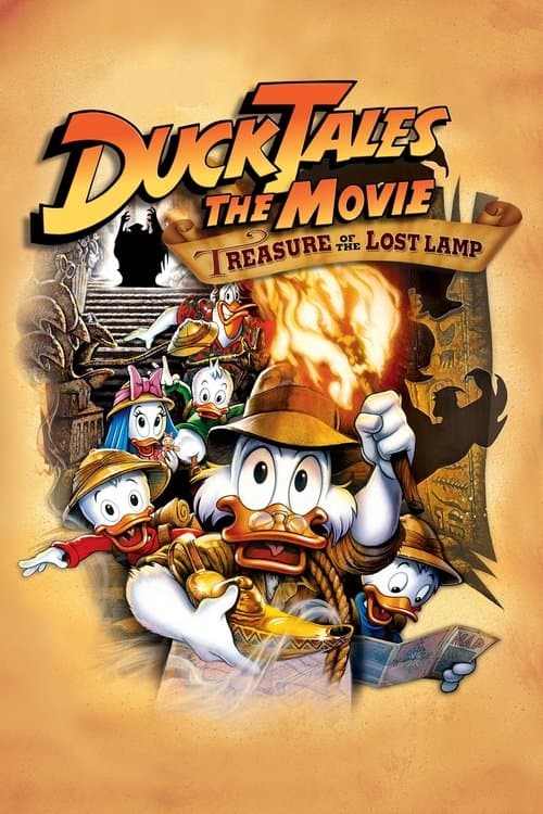 Póster de Patoaventuras: La película - El tesoro de la lámpara perdida