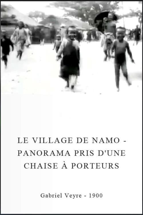Póster de Le village de Namo - Panorama pris d'une chaise à porteurs