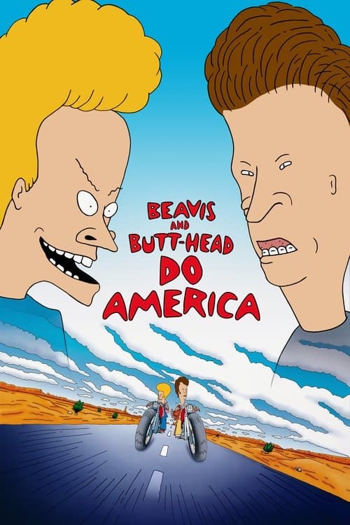 Póster de Beavis y Butt-Head recorren America
