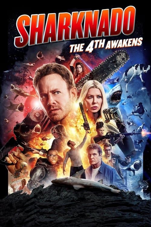 Póster de Sharknado: Que la 4ª te acompañe