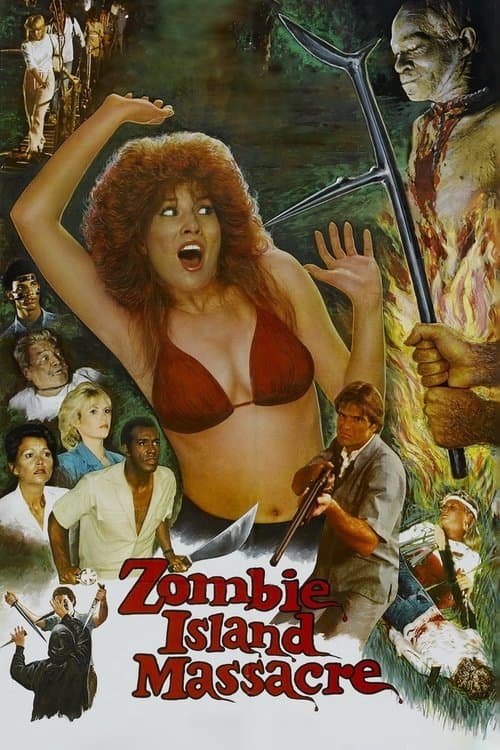 Póster de Masacre en la isla de los zombies