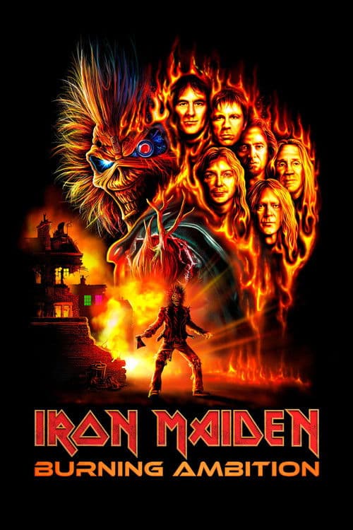 Póster de Iron Maiden: Burning Ambition