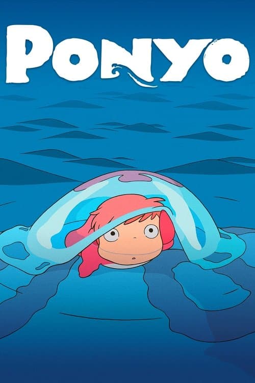 Póster de Ponyo en el acantilado